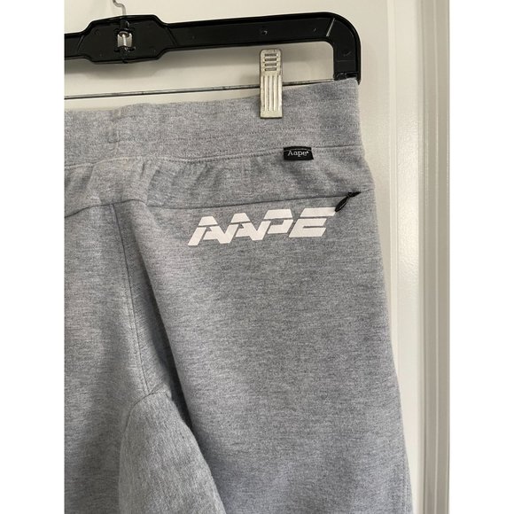 AAPE A Bathing Ape Joggers Gray - Picture 4 of 8